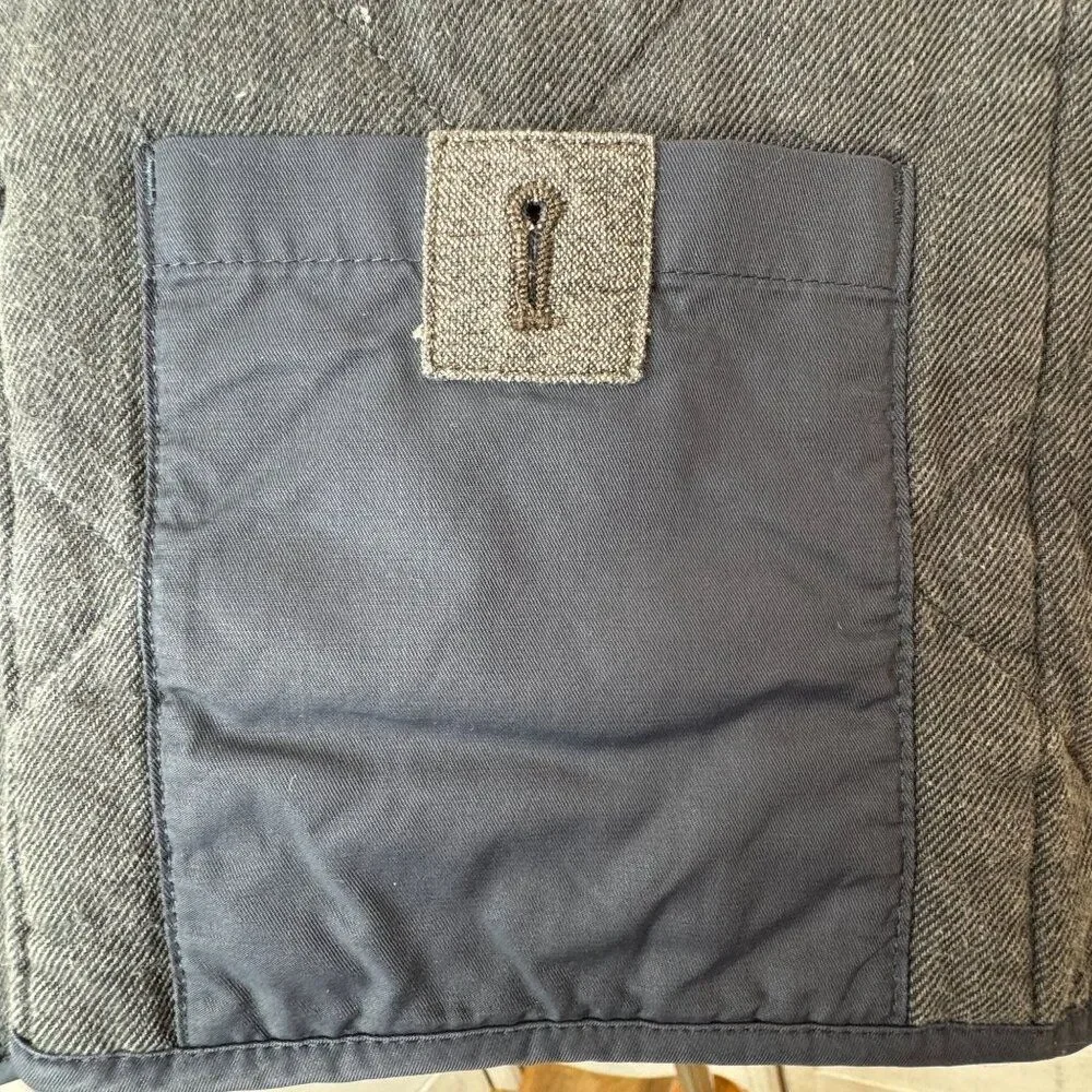 J. Crew Men's Sussex Quilted Vest Navy Blue Size S